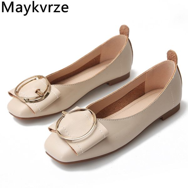 2020 new women flats casual shoes leather fashion square head comfortable non-slip femlae shoes high quality, Black
2020 new women flats casual shoes leather fashion square head comfortable non-slip femlae shoes high quality, Black