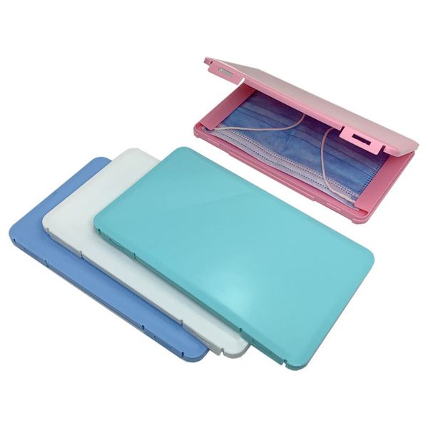 face mask storage disposable mask temporary storage box solid color double buckle anti fog haze mask container, Silver
face mask storage disposable mask temporary storage box solid color double buckle anti fog haze mask container, Silver