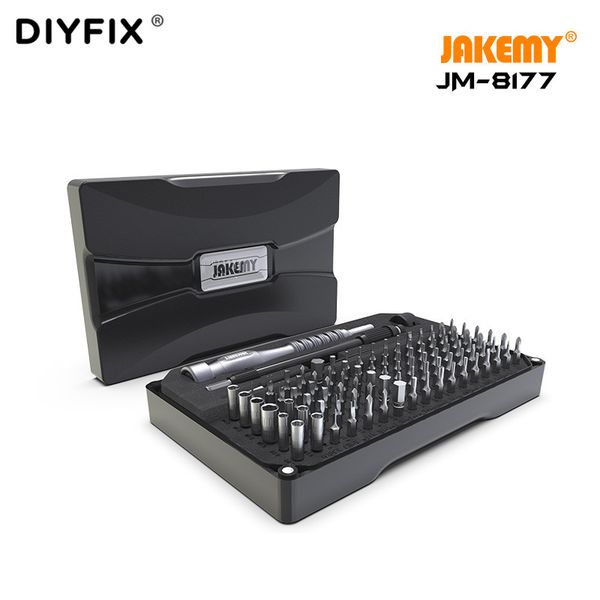 jakemy-8177 multi-function magnetic screwdriver set precision 93 driver bits socket hex torx dring for tablet repair tool
jakemy-8177 multi-function magnetic screwdriver set precision 93 driver bits socket hex torx dring for tablet repair tool