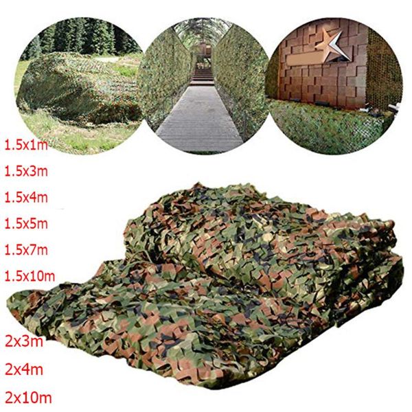 tents and shelters 1.5x3m /2x10m hunting camouflage nets woodland army training camo netting car covers tent shade camping sun shelter
tents and shelters 1.5x3m /2x10m hunting camouflage nets woodland army training camo netting car covers tent shade camping sun shelter