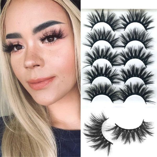 5 pairs 5d natural false eyelashes fake lashes long makeup 3d mink lashes eyelash extension mink eyelashes for beauty makeup
5 pairs 5d natural false eyelashes fake lashes long makeup 3d mink lashes eyelash extension mink eyelashes for beauty makeup