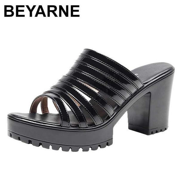 beyarne block heel patent leather slippers women shoes summer2020 high heels slides ladies party wedding shoes platform slides, Black
beyarne block heel patent leather slippers women shoes summer2020 high heels slides ladies party wedding shoes platform slides, Black