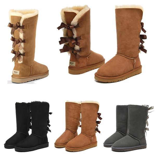 new arrival australia women girl classic snow knee boots 3 bow fur boot winter black gery chestnut women fashion outdoor size 5-10
new arrival australia women girl classic snow knee boots 3 bow fur boot winter black gery chestnut women fashion outdoor size 5-10