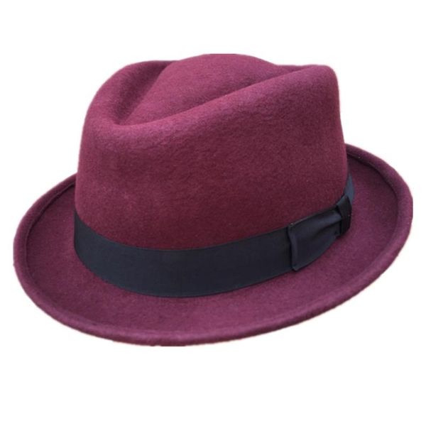 wool felt red pork pie hat porkpie jazz fedora hat trilby stingy brim cap, Blue;gray
wool felt red pork pie hat porkpie jazz fedora hat trilby stingy brim cap, Blue;gray