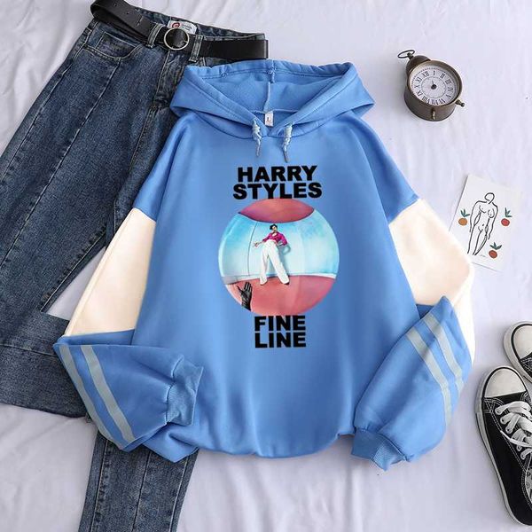 women's hoodies & sweatshirts fine line contrast hoodie women harajuku pullovers hooded sweatshirt, Black
women's hoodies & sweatshirts fine line contrast hoodie women harajuku pullovers hooded sweatshirt, Black