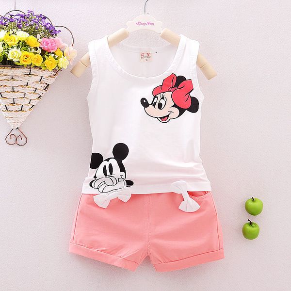 summer toddlers kids baby girls clothes minie t-shirt shorts pants 2pcs outfits set clothing for 1 5years children lj200818, White
summer toddlers kids baby girls clothes minie t-shirt shorts pants 2pcs outfits set clothing for 1 5years children lj200818, White