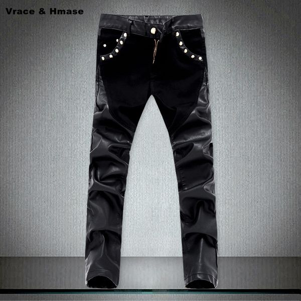 american style fashion casual soft and comfortable locomotive jeans new arrival 2020 straight slim quality pu leather jeans men, Blue
american style fashion casual soft and comfortable locomotive jeans new arrival 2020 straight slim quality pu leather jeans men, Blue