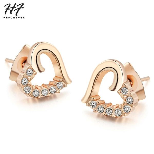 stud earring for women hollow heart half of crystal +cz rose gold color jewelry ale christmas day gift e327, Golden;silver
stud earring for women hollow heart half of crystal +cz rose gold color jewelry ale christmas day gift e327, Golden;silver