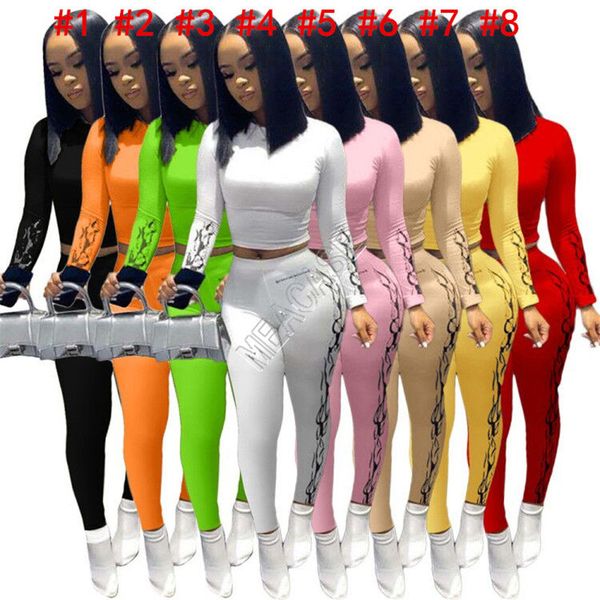 2020 autumn women printed outfits long sleeve + pants legging sport suit fashion solid color yoga tracksuits clothing suit d82807, White
2020 autumn women printed outfits long sleeve + pants legging sport suit fashion solid color yoga tracksuits clothing suit d82807, White