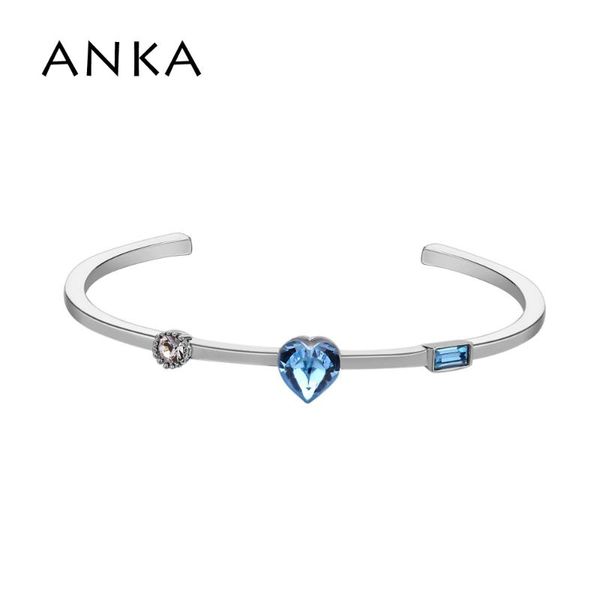 anka fashion jewelry charm heart crystal cuff bangles for women crystals from austria #133362, Black
anka fashion jewelry charm heart crystal cuff bangles for women crystals from austria #133362, Black