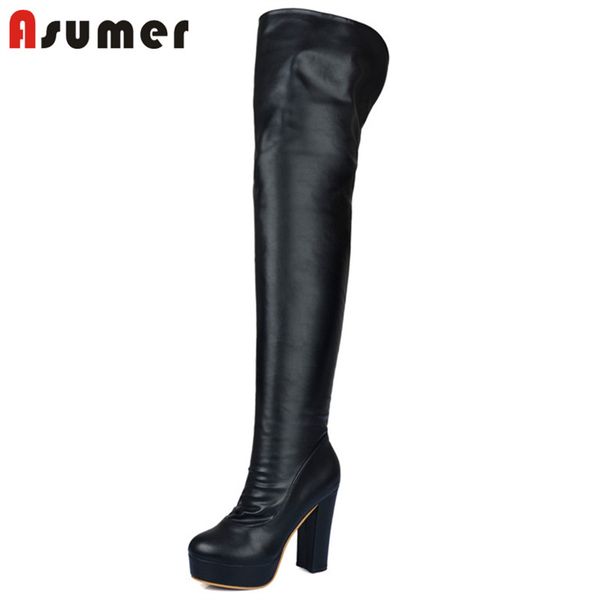 boots asumer 2021 over the knee women round toe zip high heels platform woman party prom night club shoes, Black
boots asumer 2021 over the knee women round toe zip high heels platform woman party prom night club shoes, Black