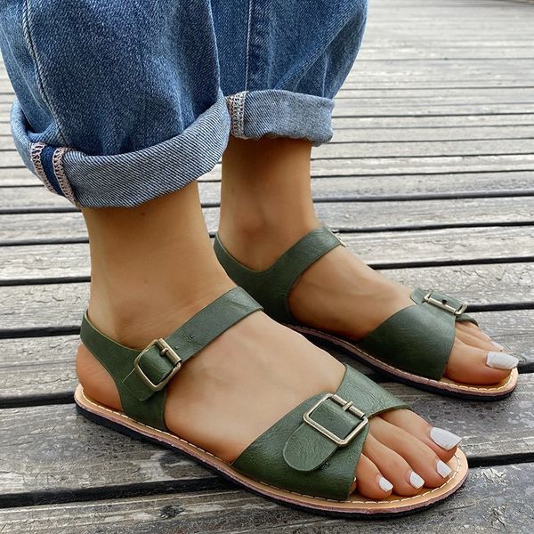 2020 summer women sandals open toe anti-slip pu leather women shoes sandals retro shoes buckle strap casual flat zapatos, Black
2020 summer women sandals open toe anti-slip pu leather women shoes sandals retro shoes buckle strap casual flat zapatos, Black