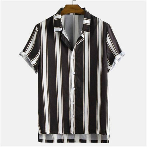 color casual shirts short sleeve lapel neck fashion shirts mens clothes striped print designer mens shirts natural, White;black
color casual shirts short sleeve lapel neck fashion shirts mens clothes striped print designer mens shirts natural, White;black