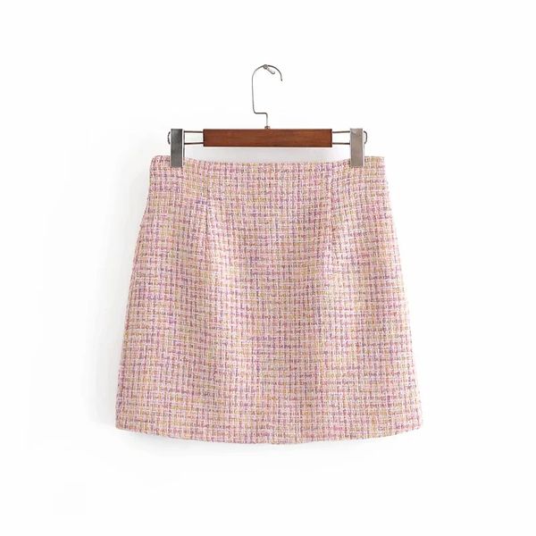 skirts vintage sweet sequined plaid tweed mini skirt women fashion back zipper high waist for girls chic faldas mujer, Black
skirts vintage sweet sequined plaid tweed mini skirt women fashion back zipper high waist for girls chic faldas mujer, Black