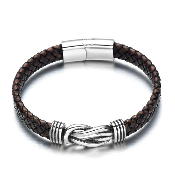 charm bracelets ruimo 2021 men persian style european braded leather bracelet 316l stainless steel magnetic buckle for and women, Golden;silver
charm bracelets ruimo 2021 men persian style european braded leather bracelet 316l stainless steel magnetic buckle for and women, Golden;silver