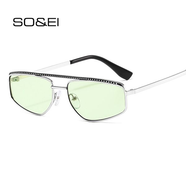 so&ei vintage double bridges cat eye women sunglasses clear ocean lens eyewear fashion men metal frame rivets sun glasses shades, White;black
so&ei vintage double bridges cat eye women sunglasses clear ocean lens eyewear fashion men metal frame rivets sun glasses shades, White;black