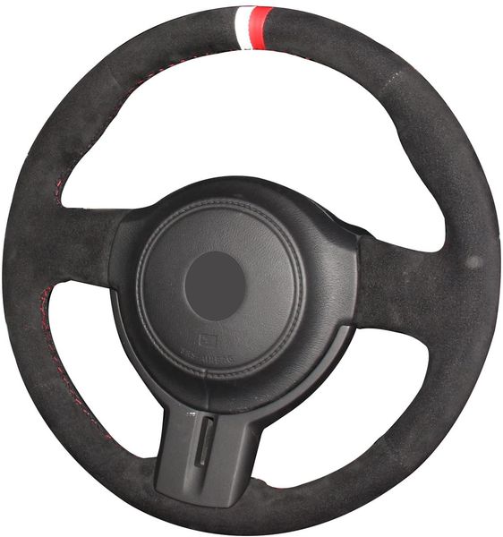 diy black suede auto custom steering wheel covers for 2013-2016 scion fr-s / 2013-2016 subaru brz/for toyota 86
diy black suede auto custom steering wheel covers for 2013-2016 scion fr-s / 2013-2016 subaru brz/for toyota 86