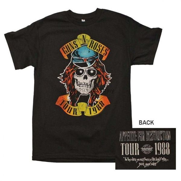 guns n roses appetite tour 1988 t shirt