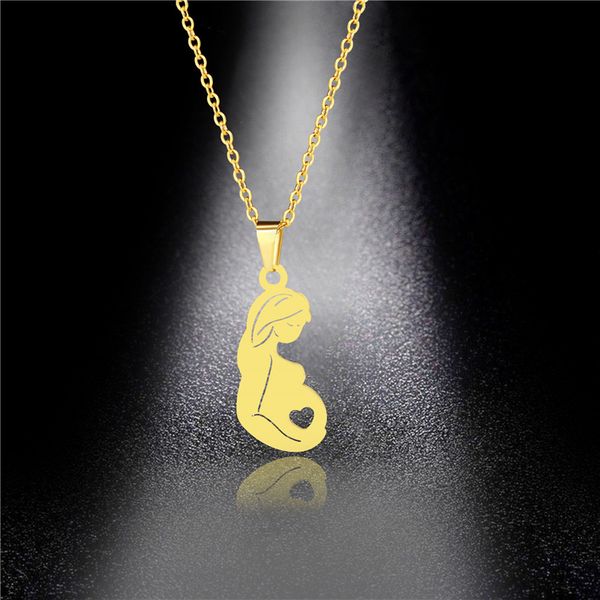 pendant necklaces gold color pregnant woman necklace love family mom dad baby fashion stainless steel choker chain charm gift, Silver
pendant necklaces gold color pregnant woman necklace love family mom dad baby fashion stainless steel choker chain charm gift, Silver