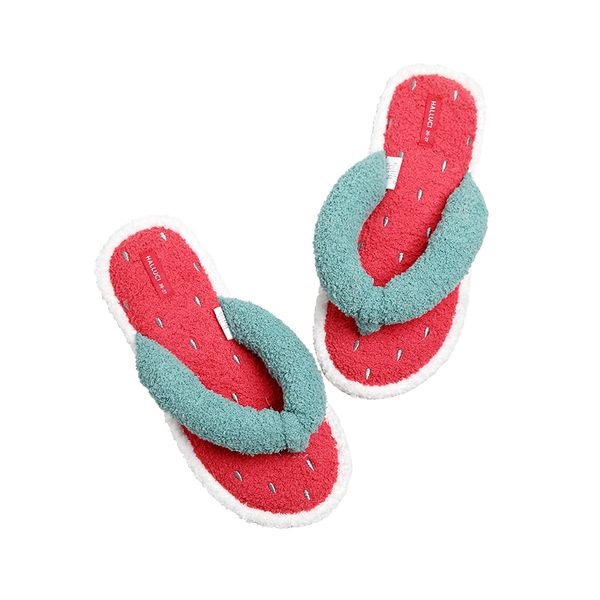 new autumn and winter soft watermelon flip-flops suede sole silent indoor home slippers, Black
new autumn and winter soft watermelon flip-flops suede sole silent indoor home slippers, Black