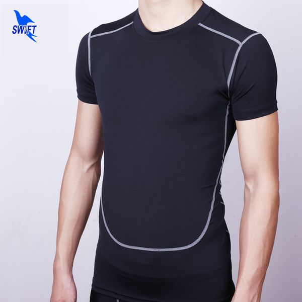 2020 new summer men's running t shirts gym fitness short sleeve compression shirt workout quick dry training sport jerseys, Black;blue
2020 new summer men's running t shirts gym fitness short sleeve compression shirt workout quick dry training sport jerseys, Black;blue