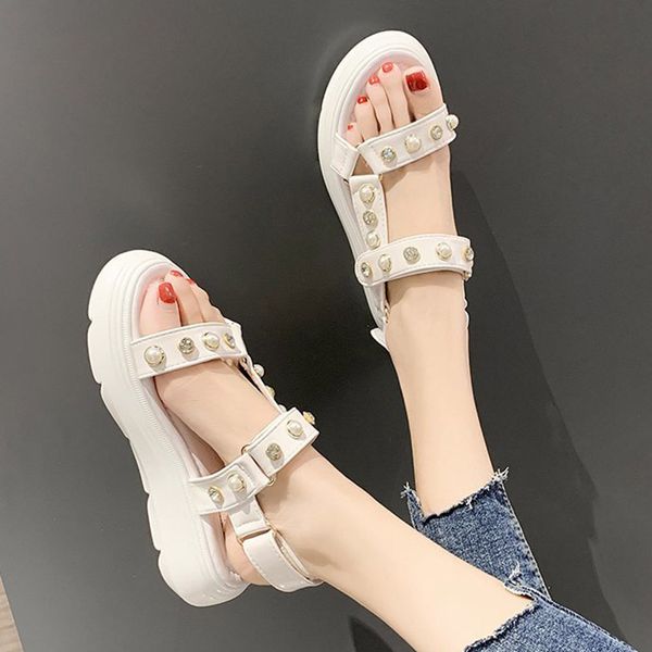 dress shoes 2021 summer women platform sandals white pearl sandal bead beach woman casual black thick sole sandalias mujer 817g
dress shoes 2021 summer women platform sandals white pearl sandal bead beach woman casual black thick sole sandalias mujer 817g