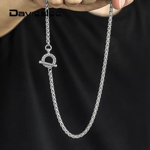 chains 4/6mm stainless steel chain necklace for men women 18-30 inch fashion jewelry toggle clasp wheat link ltns008, Silver
chains 4/6mm stainless steel chain necklace for men women 18-30 inch fashion jewelry toggle clasp wheat link ltns008, Silver