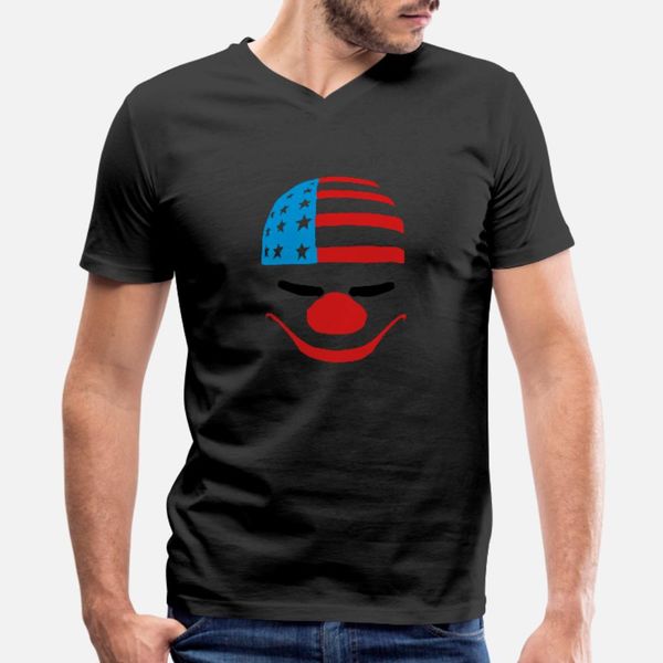 payday american joker mask t shirt men custom cotton euro size s-3xl leisure crazy casual summer pattern shirt, White;black
payday american joker mask t shirt men custom cotton euro size s-3xl leisure crazy casual summer pattern shirt, White;black