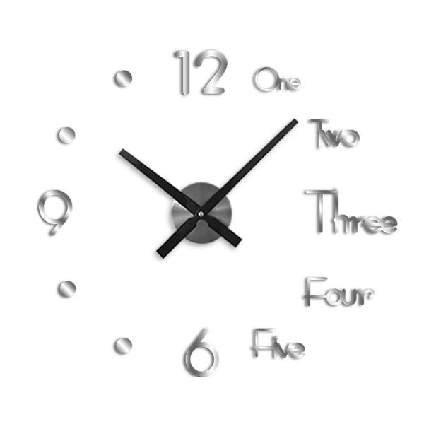 3d diy large wall clock modern design wall stickers clock silent home decor living room acrylic mirror nordic decor
3d diy large wall clock modern design wall stickers clock silent home decor living room acrylic mirror nordic decor