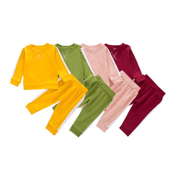 infant baby girls boys cotton clothes 2pcs outfits fashion autumn casual solid color long sleeve round neck sweatshirt+pants set, White
infant baby girls boys cotton clothes 2pcs outfits fashion autumn casual solid color long sleeve round neck sweatshirt+pants set, White