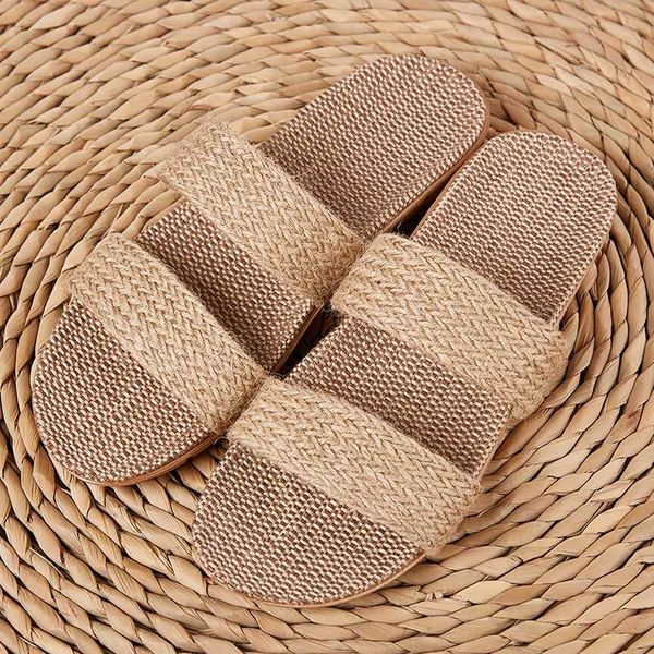 slippers women's summer woman linen flax home floor beach outdoor breathable non-slip sandals leisure comfort, Black
slippers women's summer woman linen flax home floor beach outdoor breathable non-slip sandals leisure comfort, Black