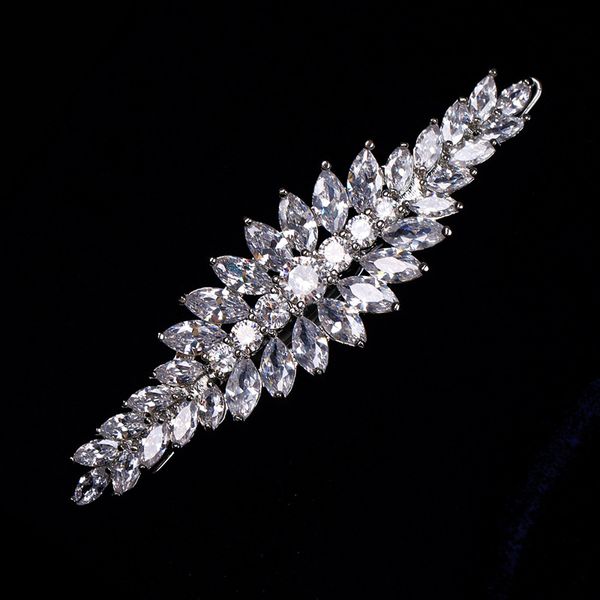 slbridal sparkling copper alloy cubic zirconia wedding hair clip barrettes bridal cz headpieces hair accessories women jewelry, Golden;silver
slbridal sparkling copper alloy cubic zirconia wedding hair clip barrettes bridal cz headpieces hair accessories women jewelry, Golden;silver