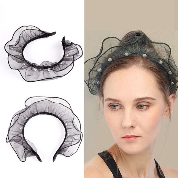 2020 new headband fashion exaggerated lace hair accessories mesh yarn pearl headband elegant woman headwear summer sale
2020 new headband fashion exaggerated lace hair accessories mesh yarn pearl headband elegant woman headwear summer sale