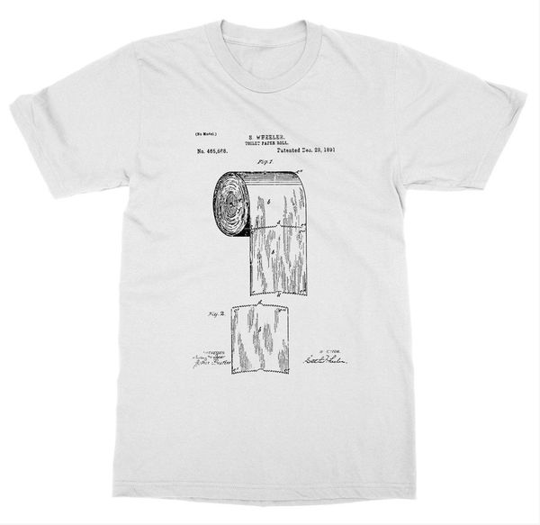 new 2019 summer casual printing toilet paper roll patent bathroom invent new advance trademark protect tee shirt
new 2019 summer casual printing toilet paper roll patent bathroom invent new advance trademark protect tee shirt