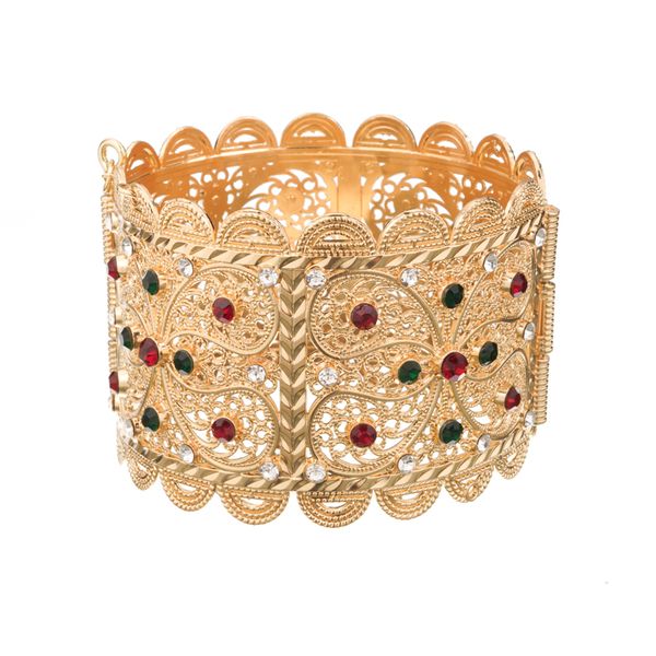 fashion moroccan style caften wedding rhinestone wide bracelet retro arab women's bracelet jewelry, Black
fashion moroccan style caften wedding rhinestone wide bracelet retro arab women's bracelet jewelry, Black