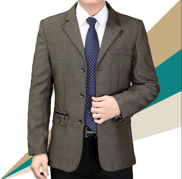men's suits & blazers business mens suit middle-aged jacket men casual blazer masculino slim thin coats man jaqueta masculina spring au, White;black
men's suits & blazers business mens suit middle-aged jacket men casual blazer masculino slim thin coats man jaqueta masculina spring au, White;black