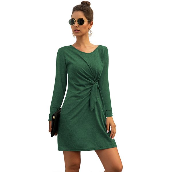elegant butterfly knotted cotton 2020 autumn women dress casual solid color o-neck long sleeve a-line mini dress vestidos, Black;gray
elegant butterfly knotted cotton 2020 autumn women dress casual solid color o-neck long sleeve a-line mini dress vestidos, Black;gray