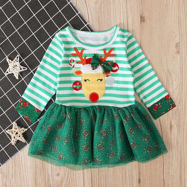 2020 christmas halloween children long sleeve round neck dresses stripe elk printed baby girls dress fashion kids party clothing e92701, Red;yellow
2020 christmas halloween children long sleeve round neck dresses stripe elk printed baby girls dress fashion kids party clothing e92701, Red;yellow