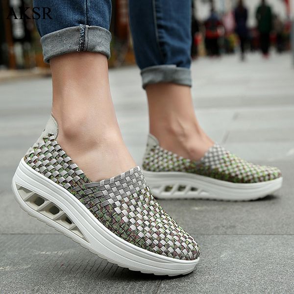 women's handmade woven shoes casual comfort lightweight slip on flat platform walking shoes elasticized breathable sneakers, Black
women's handmade woven shoes casual comfort lightweight slip on flat platform walking shoes elasticized breathable sneakers, Black