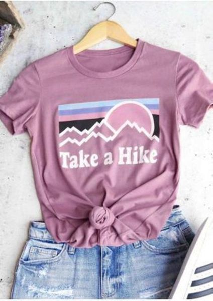 new take a hike letter printed women t-shirt fashion o neck short sleeve tee pink/wine red girl casual t shirt, White
new take a hike letter printed women t-shirt fashion o neck short sleeve tee pink/wine red girl casual t shirt, White