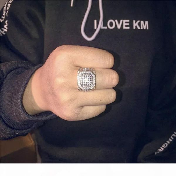 mens hip hop rings jewelry gold plated diamond large rings new stainles steel rings for men, Silver
mens hip hop rings jewelry gold plated diamond large rings new stainles steel rings for men, Silver
