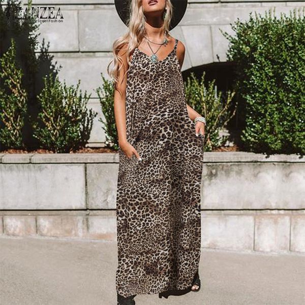 spaghetti strap leopard dress zanzea 2020 women's print sundress fashion v-neck summer long dress plus size sleeveless robe 7, Black;gray
spaghetti strap leopard dress zanzea 2020 women's print sundress fashion v-neck summer long dress plus size sleeveless robe 7, Black;gray