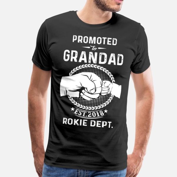 promoted to grandad 2018 rookie dept t shirt men personalized 100% cotton round neck fit famous funny casual summer style letters shirt
promoted to grandad 2018 rookie dept t shirt men personalized 100% cotton round neck fit famous funny casual summer style letters shirt