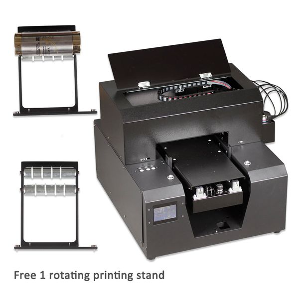 full automatic a4 uv printer with cylinder rotating device. she can print wine bottle cylindrical object and flat object printer
full automatic a4 uv printer with cylinder rotating device. she can print wine bottle cylindrical object and flat object printer