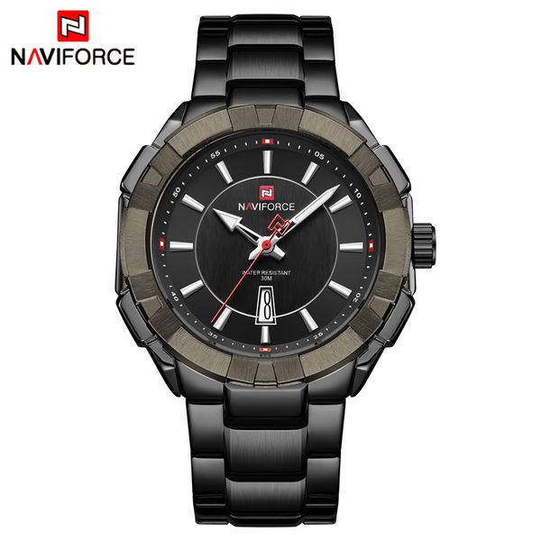 naviforce 9176 mens watches mens black quartz watch stainless steel waterproof wrist watch date display relogio masculino, Slivery;brown
naviforce 9176 mens watches mens black quartz watch stainless steel waterproof wrist watch date display relogio masculino, Slivery;brown