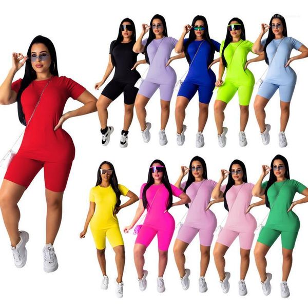 solid color printed short sleeve casual suits street style womens clothing 2 piece set summer ladies designer multi color tracksuits, Gray
solid color printed short sleeve casual suits street style womens clothing 2 piece set summer ladies designer multi color tracksuits, Gray