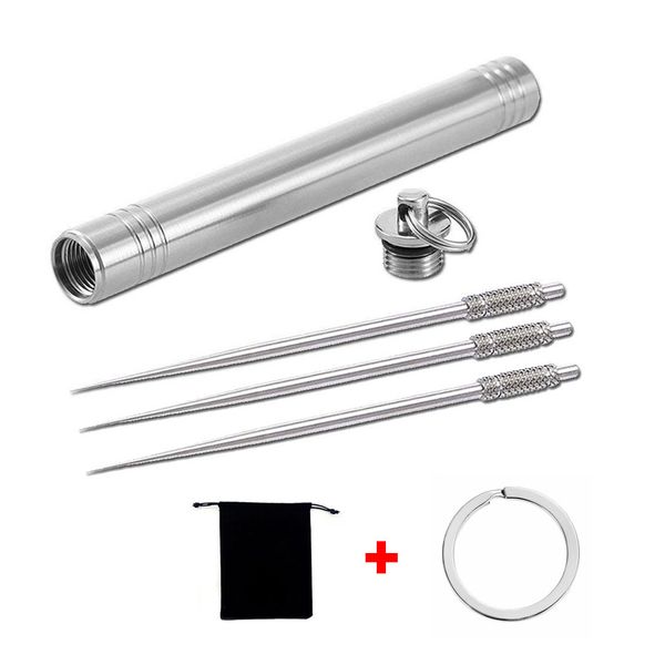 waterproof portable stainless steel toothpick holder key ring - mobile toothpick case - easy to carry in your pocket, bag, and much more, Slivery;golden
waterproof portable stainless steel toothpick holder key ring - mobile toothpick case - easy to carry in your pocket, bag, and much more, Slivery;golden