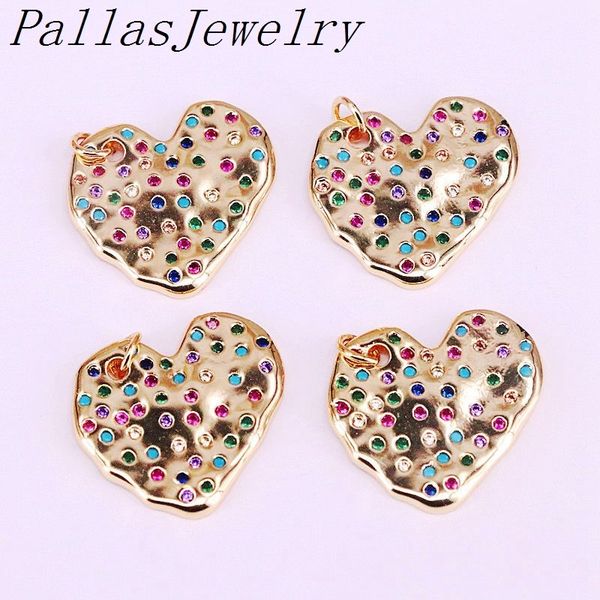 10pcs new trendy charm micro paved colorful cz heart pendant jewelry golden necklace 0927, Silver
10pcs new trendy charm micro paved colorful cz heart pendant jewelry golden necklace 0927, Silver