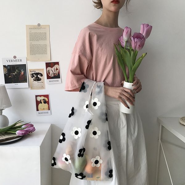 women new yarn embroidery bag girl style shoulder bag small transparent tote mesh cloth eco fruit handbag purse new 2020 spring
women new yarn embroidery bag girl style shoulder bag small transparent tote mesh cloth eco fruit handbag purse new 2020 spring
