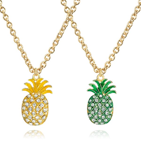 simple fashion little fresh girl imitation rhinestones alloy fruit pineapple necklace new net red with collar bone chain, Silver
simple fashion little fresh girl imitation rhinestones alloy fruit pineapple necklace new net red with collar bone chain, Silver